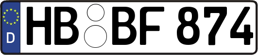 HB-BF874