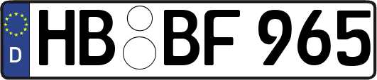 HB-BF965