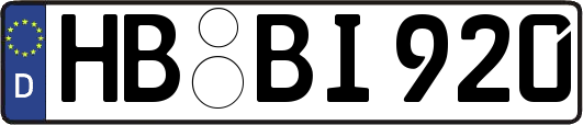HB-BI920
