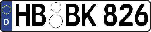 HB-BK826