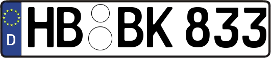 HB-BK833
