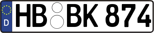 HB-BK874
