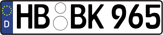 HB-BK965