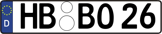HB-BO26