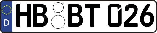 HB-BT026
