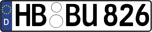 HB-BU826