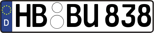 HB-BU838
