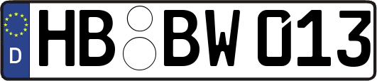 HB-BW013