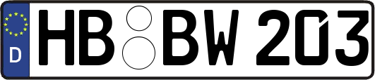 HB-BW203