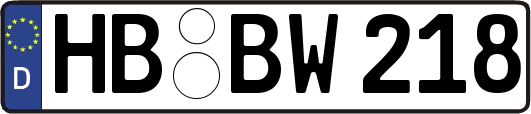 HB-BW218