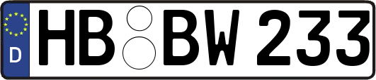 HB-BW233