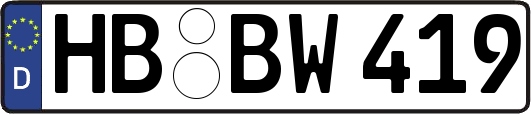 HB-BW419