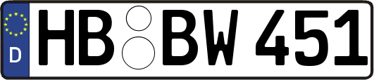 HB-BW451