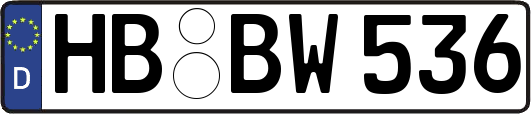 HB-BW536