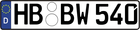 HB-BW540