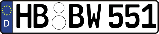 HB-BW551