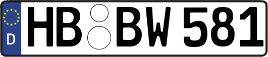 HB-BW581
