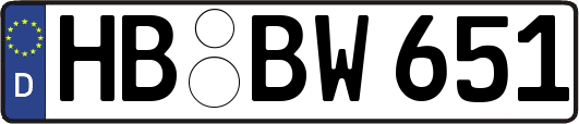 HB-BW651