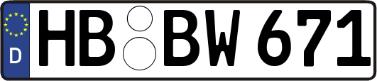 HB-BW671