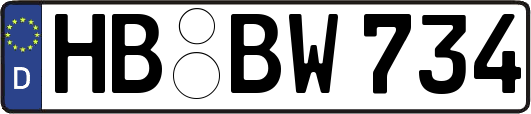 HB-BW734
