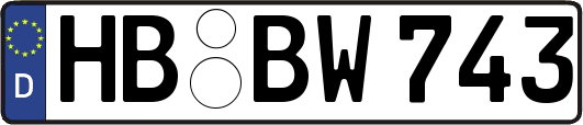 HB-BW743