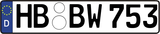 HB-BW753