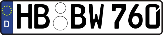 HB-BW760