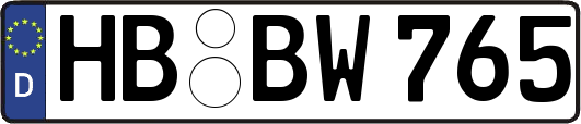 HB-BW765