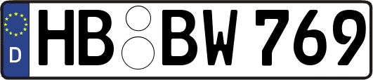 HB-BW769