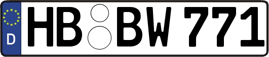 HB-BW771