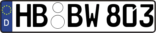 HB-BW803