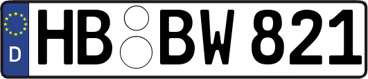 HB-BW821
