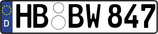 HB-BW847