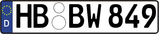 HB-BW849