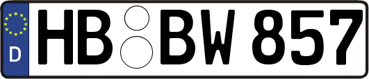 HB-BW857