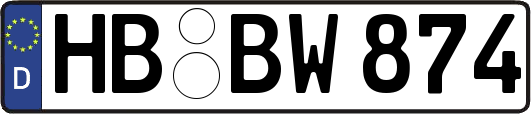 HB-BW874