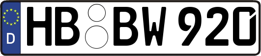 HB-BW920