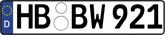 HB-BW921
