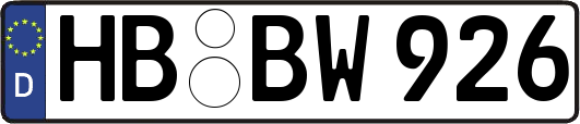 HB-BW926