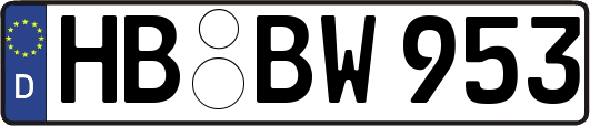 HB-BW953