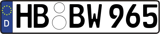HB-BW965