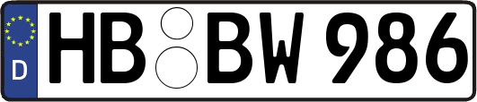 HB-BW986