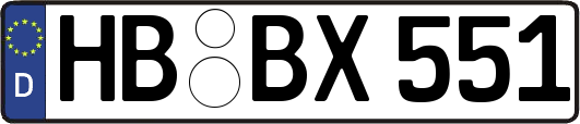 HB-BX551