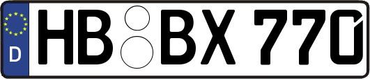 HB-BX770