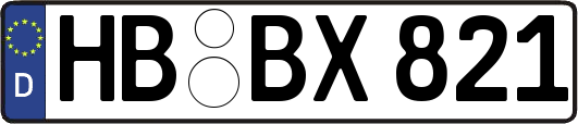 HB-BX821