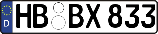 HB-BX833