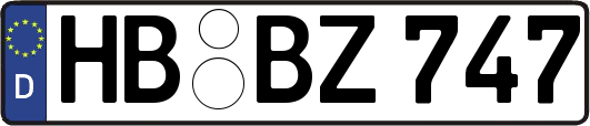 HB-BZ747