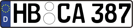 HB-CA387
