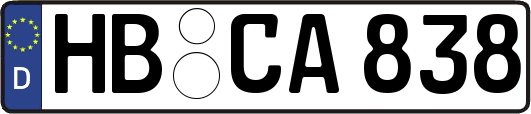 HB-CA838