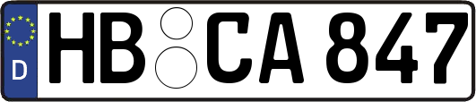 HB-CA847